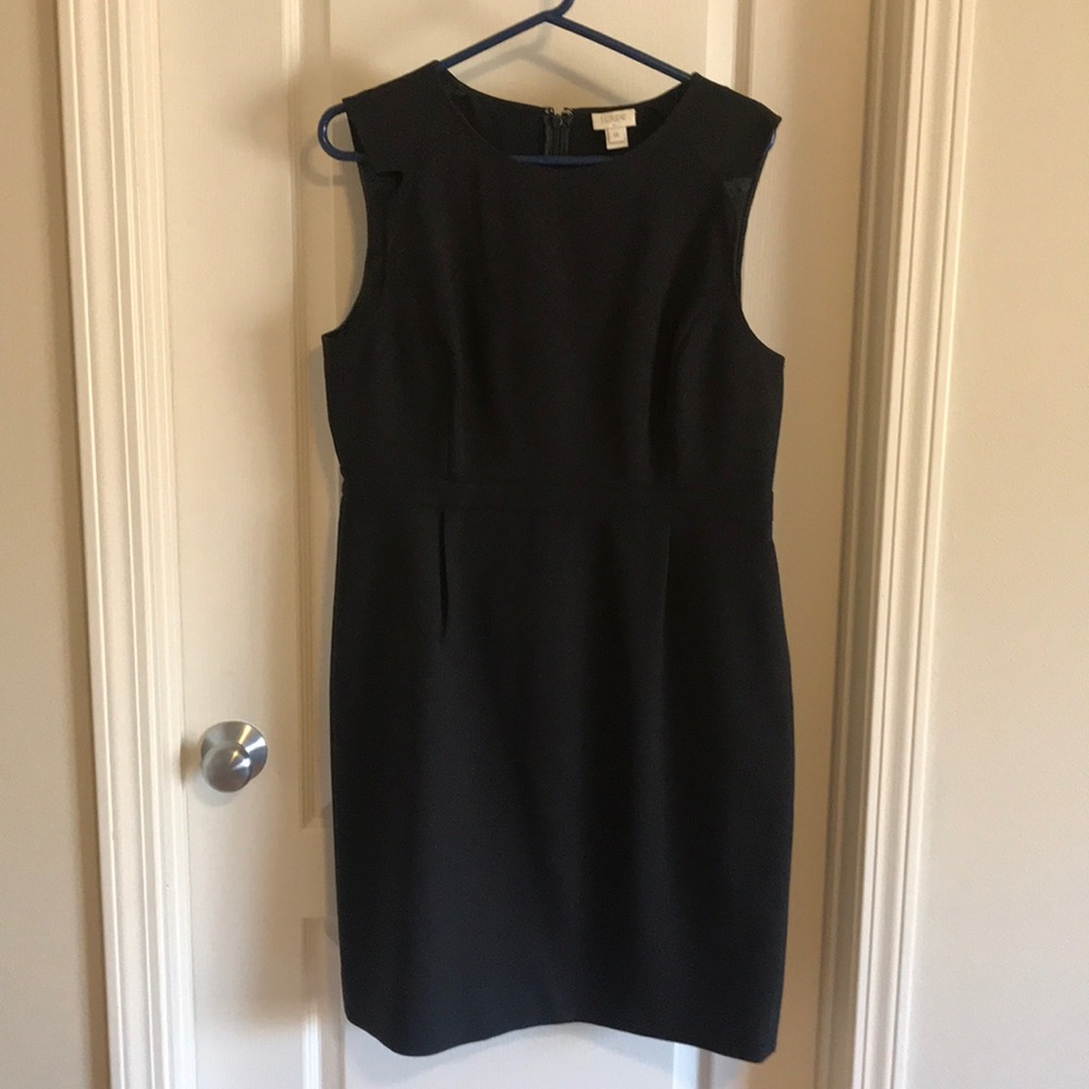 J Crew black dress size 14